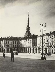Torino. Piazza Vittorio e la Mole Antonelliana