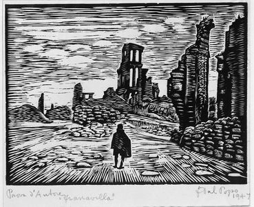 Francesco Dal Pozzo, Francavilla, 1947 dalla serie Distruzione della guerra in Abruzzo