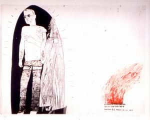David Hocney, Marries an old maid  (Sposa un'anziana pulzella) da A Rake's Progress, 1961 - 1963 