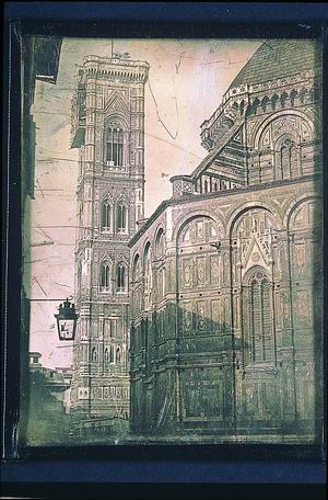 cat125 Dagherrotipista non identificato, Firenze, Veduta del Campanile di Giotto, 1846 ca. (Firenze, Museo di Storia della Fotografia Fratelli Alinari)