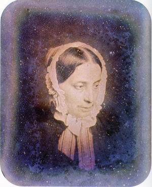Stefano Stampa, Ritratto della madre Teresa, 1852 (Milano, Biblioteca Nazionale Braidense)
