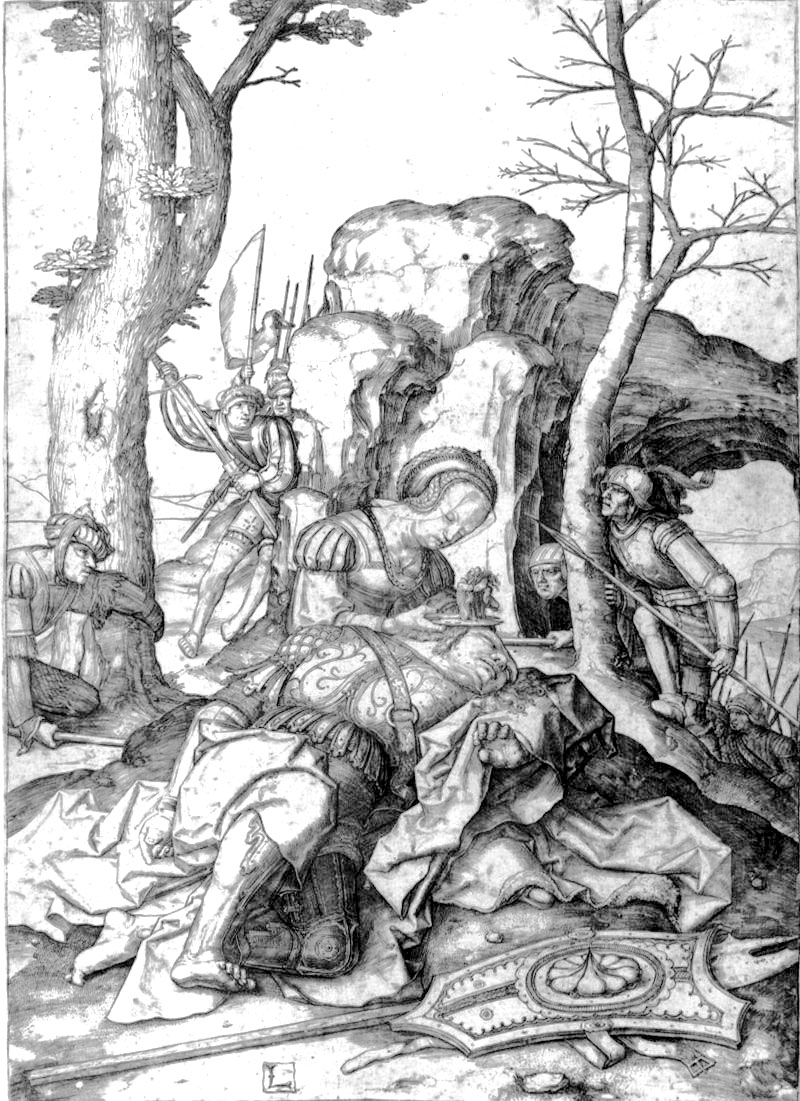 Luca di Leida Sansone e Dalila,1508 bulino Roma, Istituto Nazionale per la Grafica