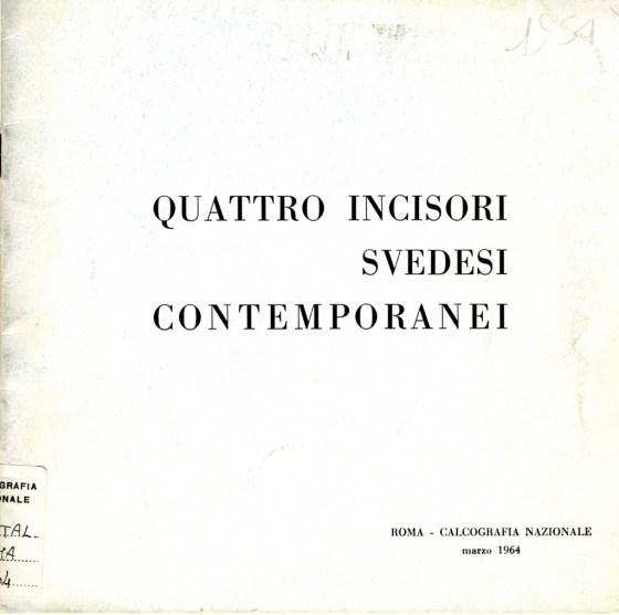 1964 Quattro incisori svedesi