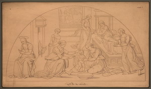 Nascita di Maria Vergine, 1821 – 1833 Acquaforte su rame mm 240x350  Roma, ING
