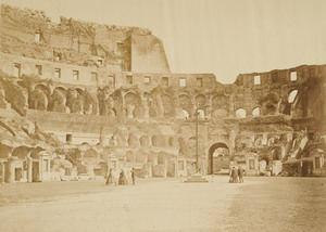 Altobelli & Molins, Interno del Colosseo, 1860 ca