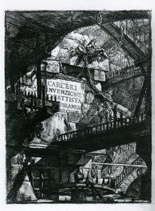 Giovan Battista Piranesi Carceri d'invenzione, frontespizio, 1761 acquaforte